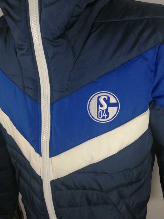 FC SCHALKE 04 Official Kurtka Męska Zimowa M Oryginalna Super Stan
