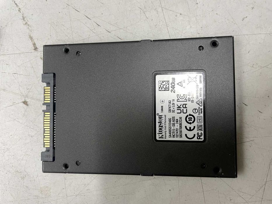 SSD диск Kingston SSDNow A400 240GB 2.5" SATAIII 3D TLC