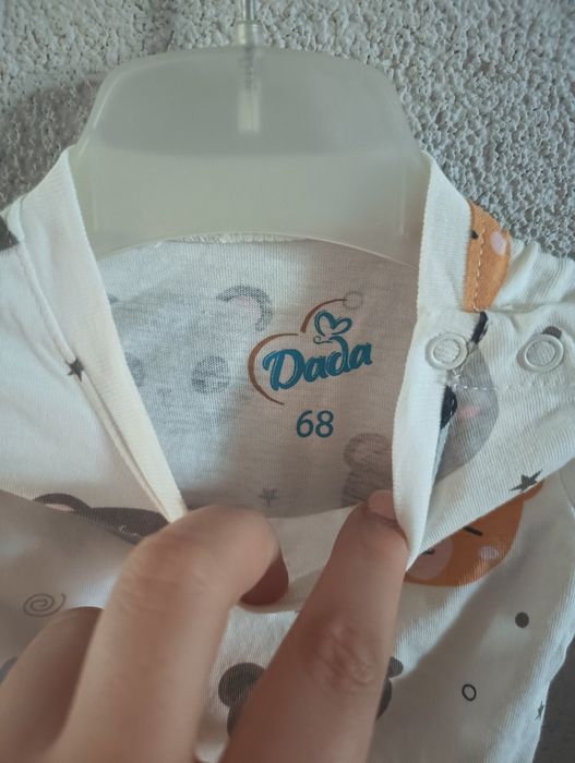 Body niemowlęce na długi rękaw 68
