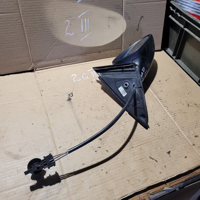 Lusterko prawe manualne seat ibiza III 2003r czarne nielakierowane