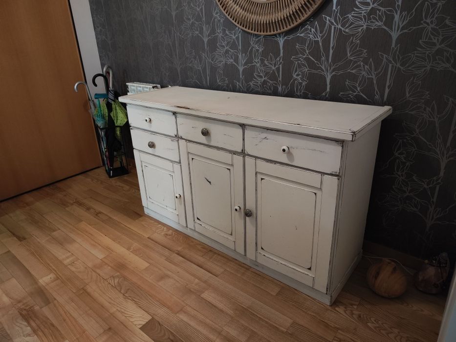 Movel de entrada antigo em madeira