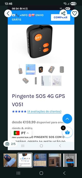 SOS IDOSO com Gps