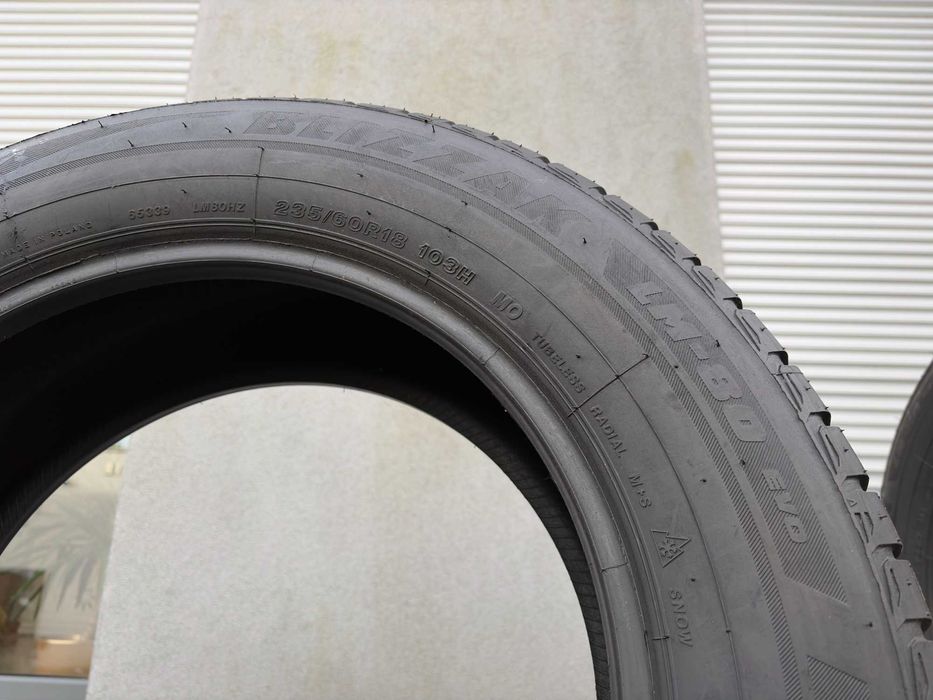 4szt zimowe 235/60R18 Bridgestone 7,6mm 2022r POLEASINGOWE! Z9003