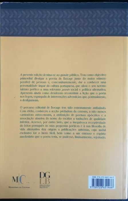 "Obra Completa - Volume I - Sonetos" de Bocage