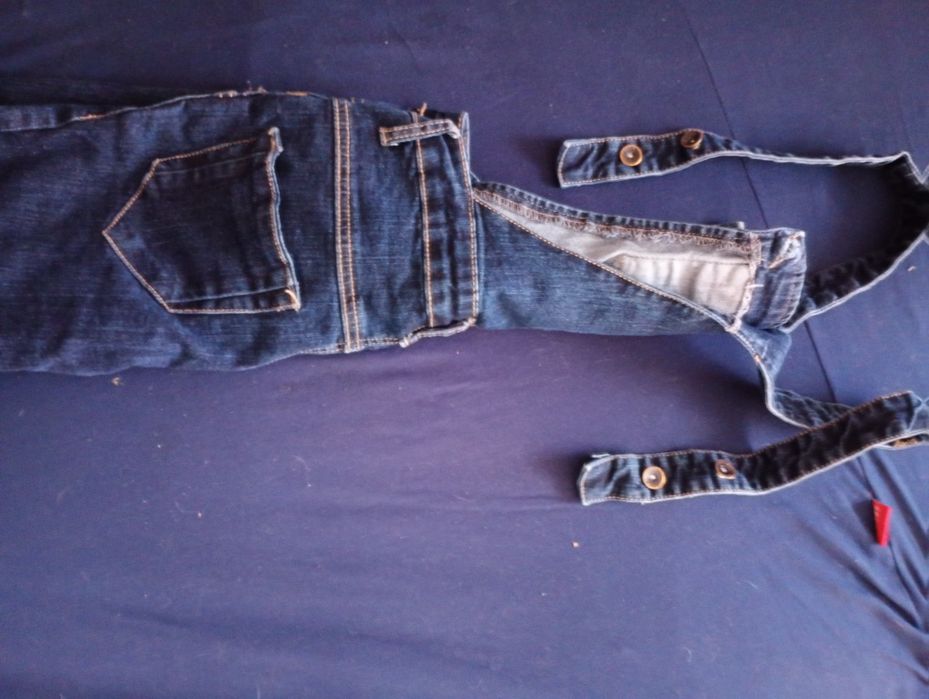 Ogrodniczki jeansowe xs