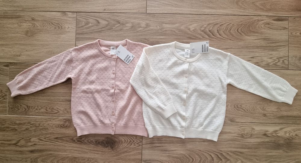 2 x Sweterek zapinany kardigan Dziewczynki rozm. ~104 / H&M