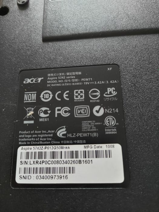 Sprzedam Laptop Acer