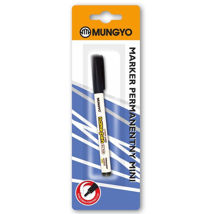 Marker Permanentny Mungyo Mini Czarny Blister Mungyo