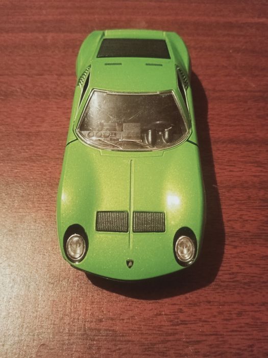 Іграшкова металева машинка Kinsmart Lamborghini Miura P400 SV 1971 зел