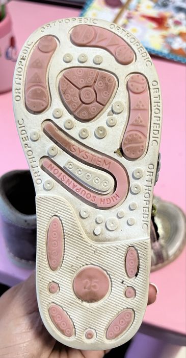 Шкіряні босоніжки 25 розмір