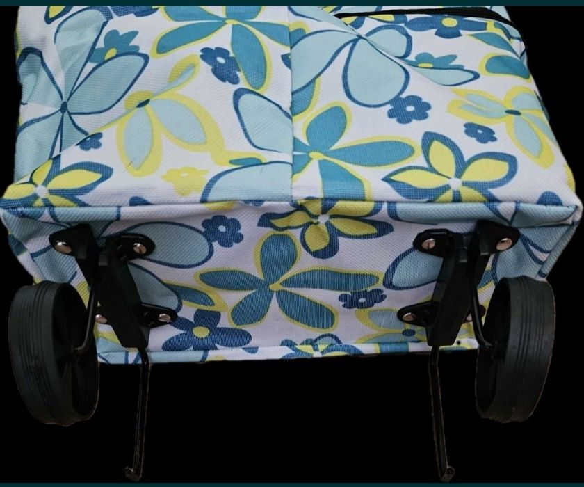 Torba zakupowa na kółkach składana podróżna