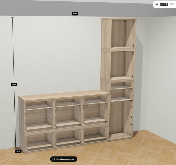 Komoda i szafa, Ikea Besta / Bestå