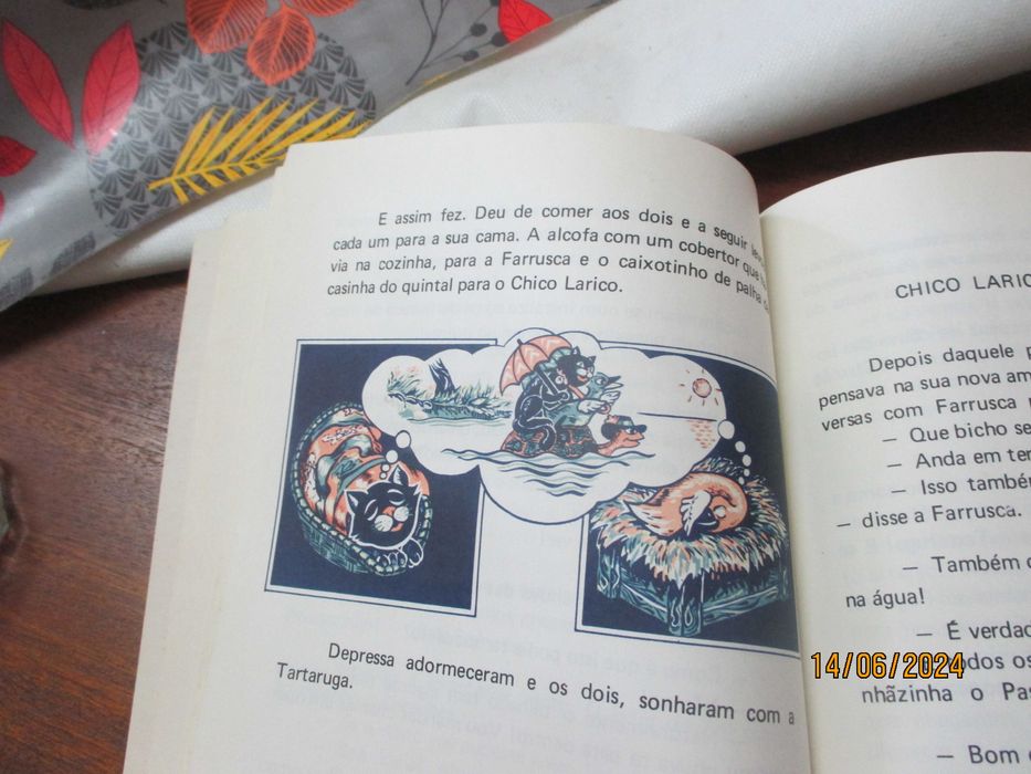 Livro antigo para crianças - Chico Larico