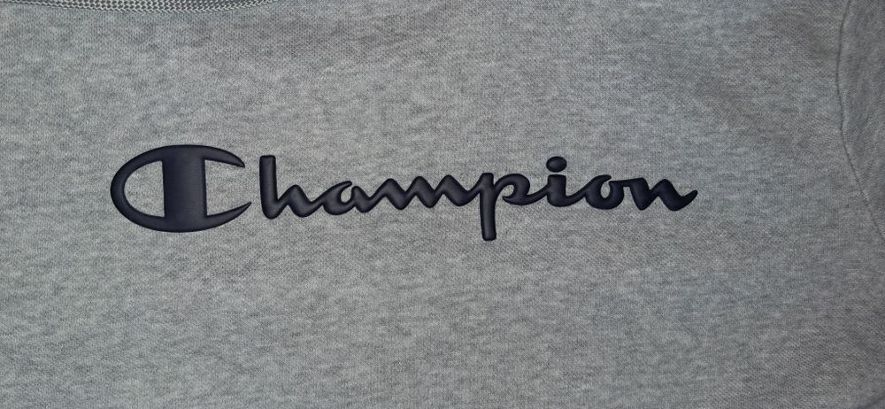 Szara bluza z kapturem Champion