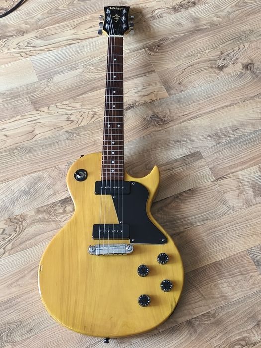 Gitara elektryczna Vintage Yellow TV, P 90(nie Gibson, Epiphone)