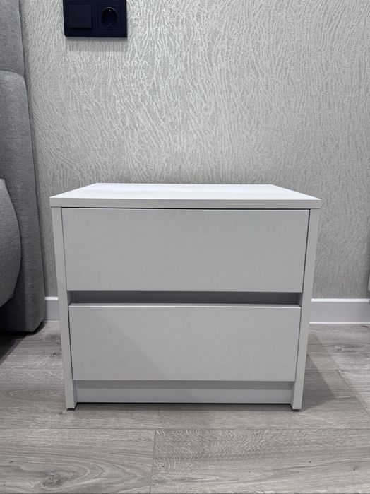 Тумба приліжкова біла , 2 шт