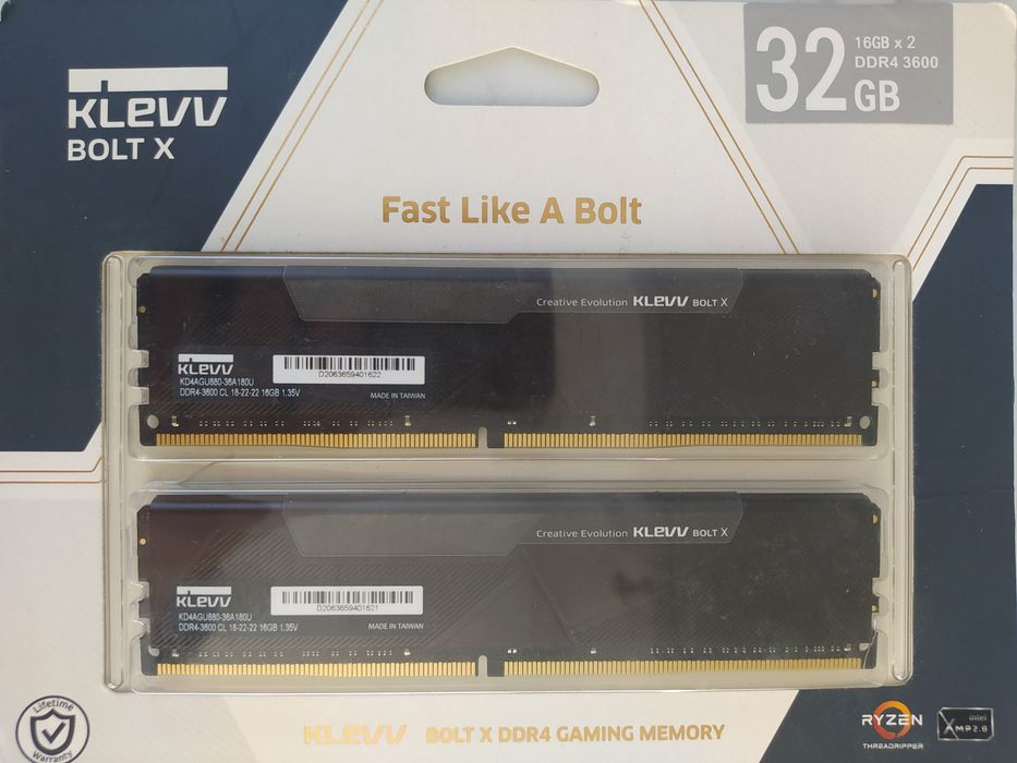 Sprzedam ram DDR4 Klevv 2x16 3600