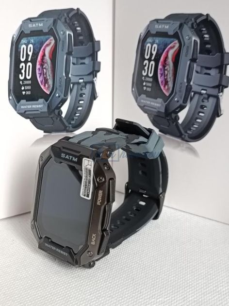 Умные тактические смарт часы Smart Watch Lemfo C20  спортивные
