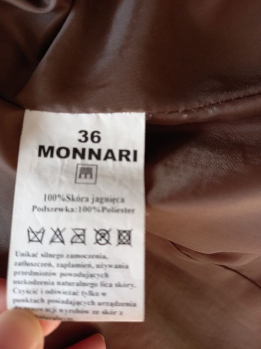 Marynarka monnari skóra naturalna