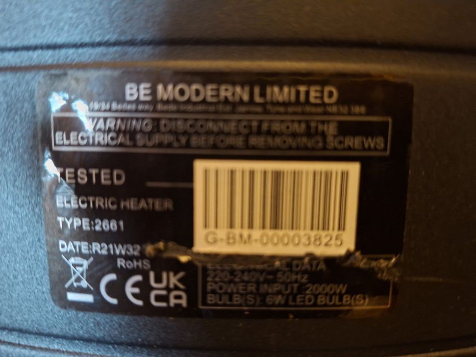 Grzejnik elektryczny,  kominek