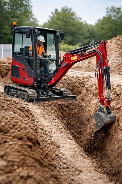 Minikoparki / Koparko-ładowarka – kopiemy nie gadamy