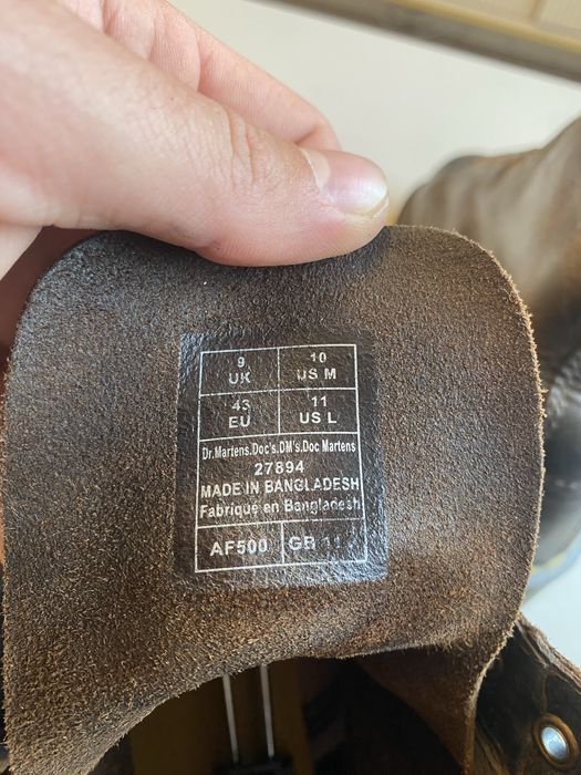 Buty dr. Martens brązowe roz. 43
