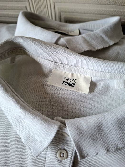Polo białe Next School szkolne
