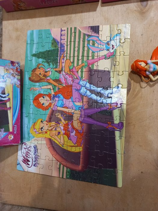 Лот пазлы Винкс Winx, блокнот