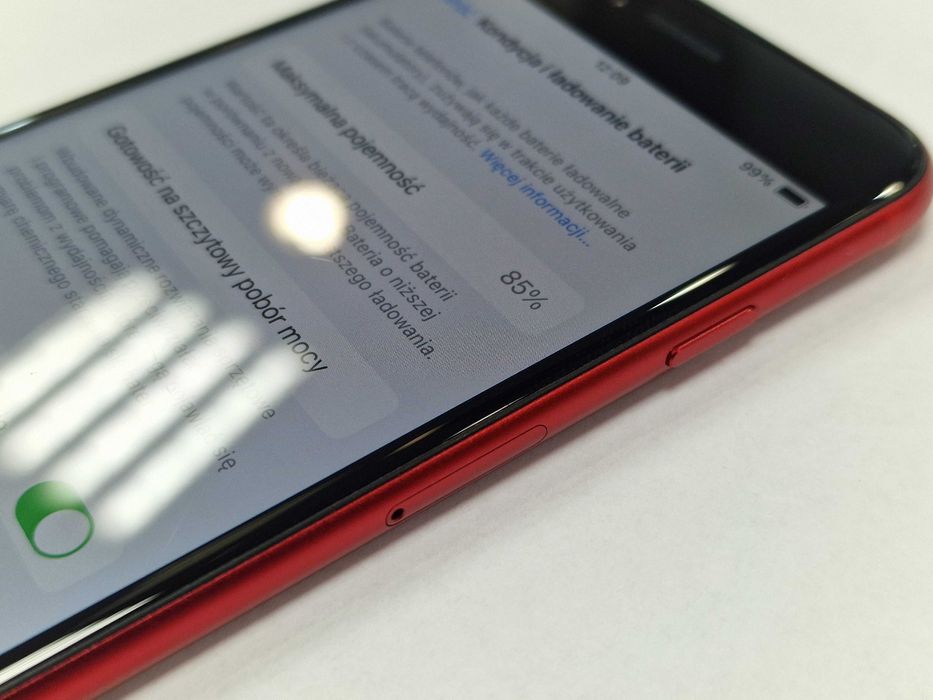 Iphone SE 2020/ 128GB/ RED/ Czerwony/ Bat 85%/ Grade A-/ Gwarancja