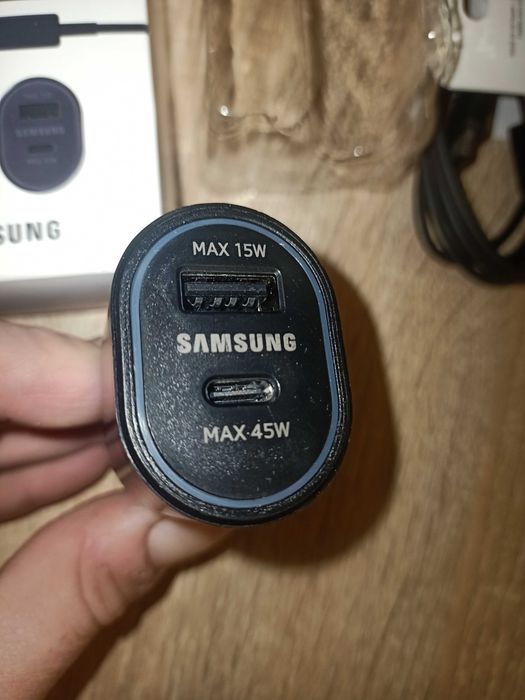 Super Szybka Ładowarka Samochodowa Samsung 45W