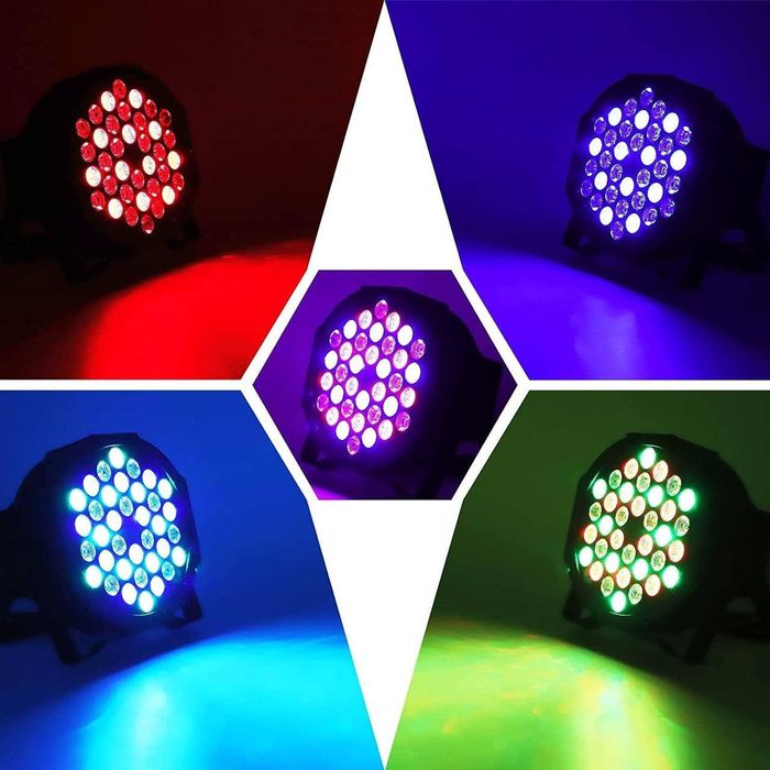 Яскравий світлодіодний прожектор RGB PAR