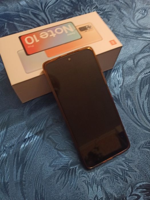 Мобильный телефон Xiaomi Redmi Note 10 Pro 6/128GB Bronze,идеал.