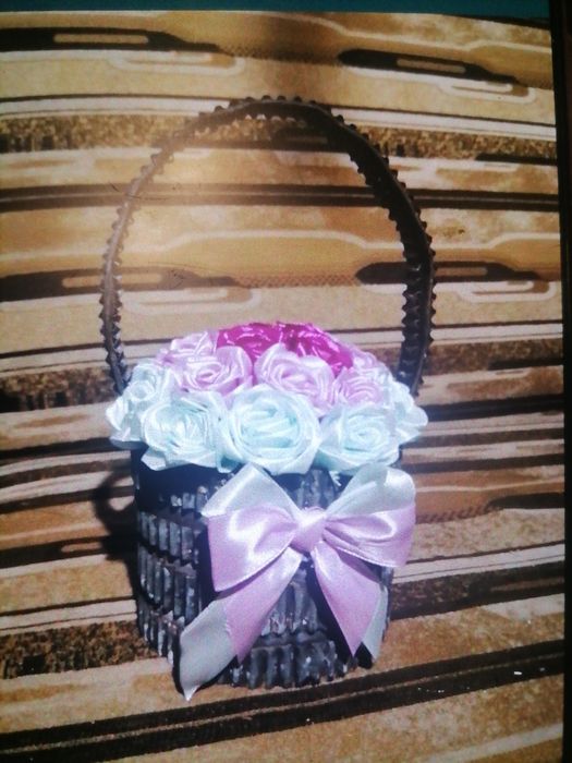 Koszyk z różami   .