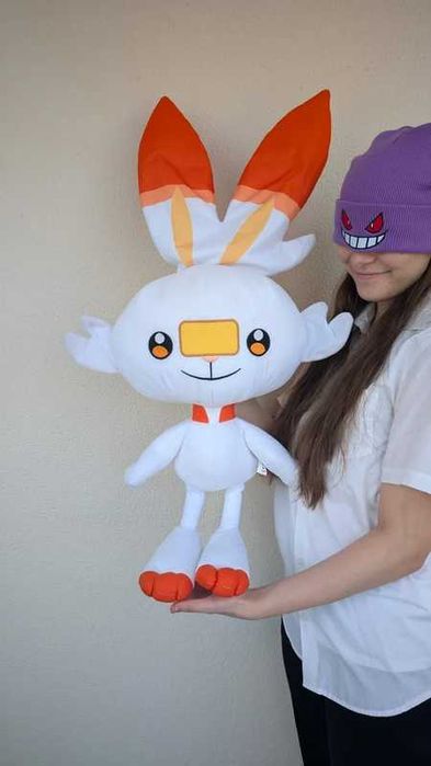 Pokémon peluche gigante / grande do pokémon Scorbunny