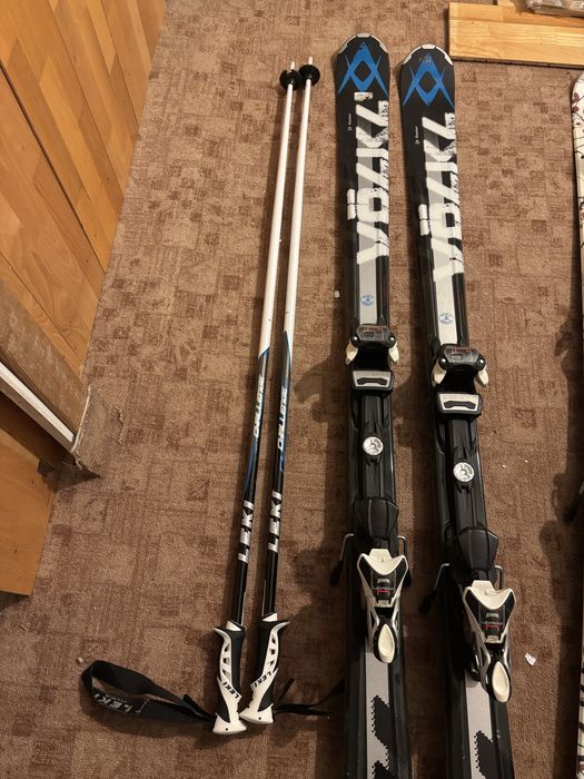 Sprzedam narty zjazdowe Volkl RTM 77 dl 176 cm plus kijki LEKI