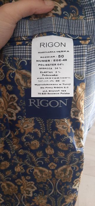 Marynarka męska RIGON