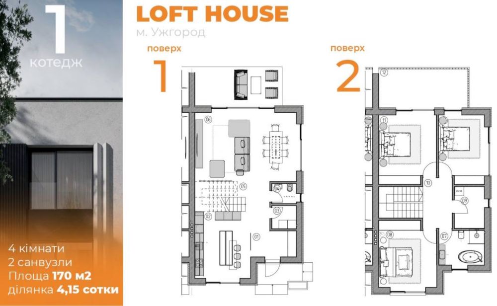 Продається 1-ий котедж