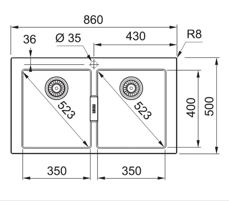 Zlewozmywak Franke Sirius 2.0 S2D 620 Tectonite Onyx