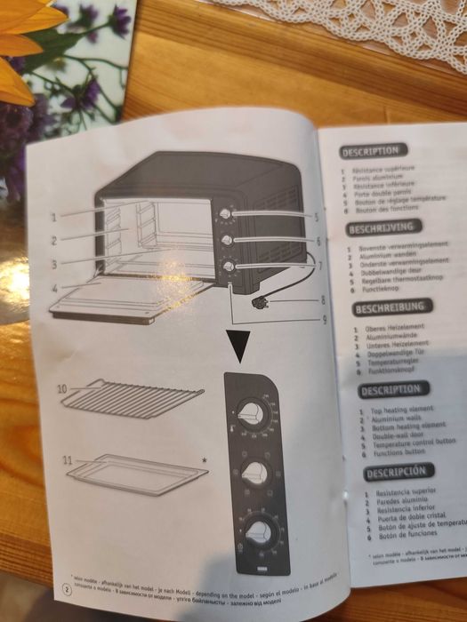 Piekarnik elektryczny Tefal Optimo 33L termobieg