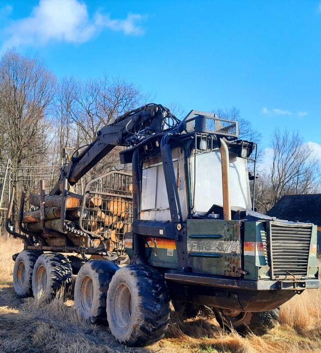 FMG 678 forwarder CZĘŚCI  wózek przyczepa z kłonicami silnik perkins