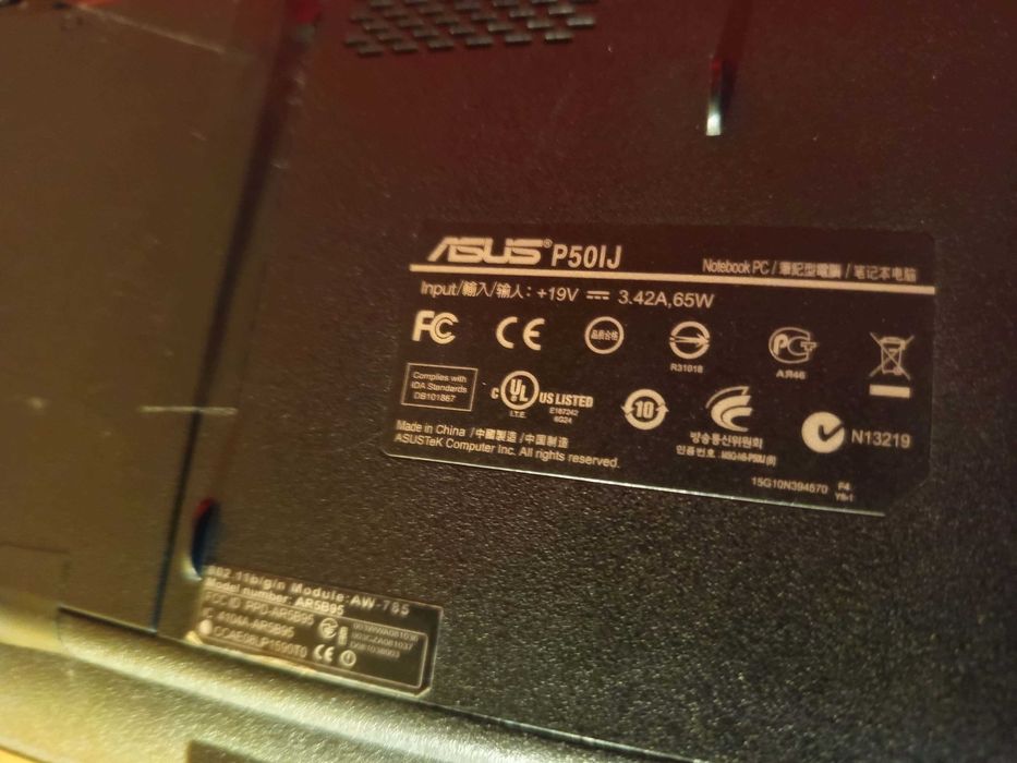 Computador Portátil ASUS P50ij