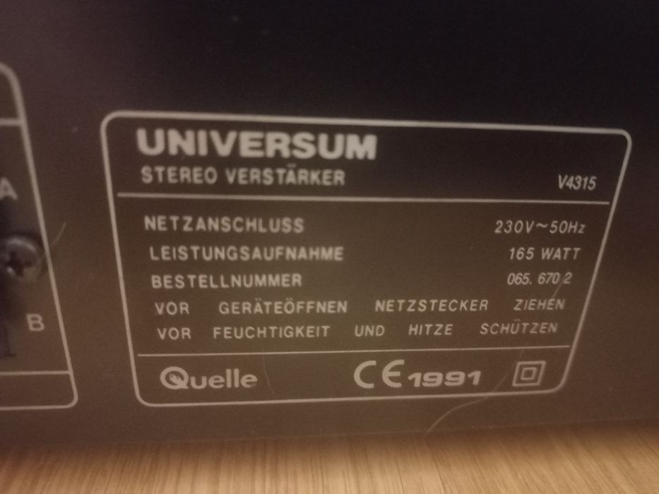 Усилитель  UNVERSUM V 4315