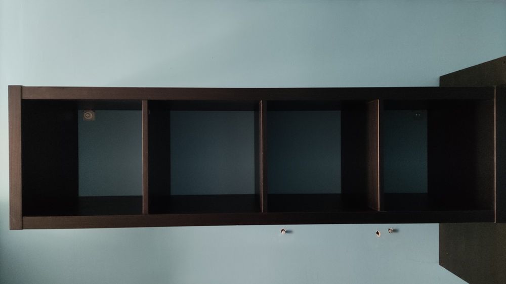 Regały czarne Kallax z Ikea