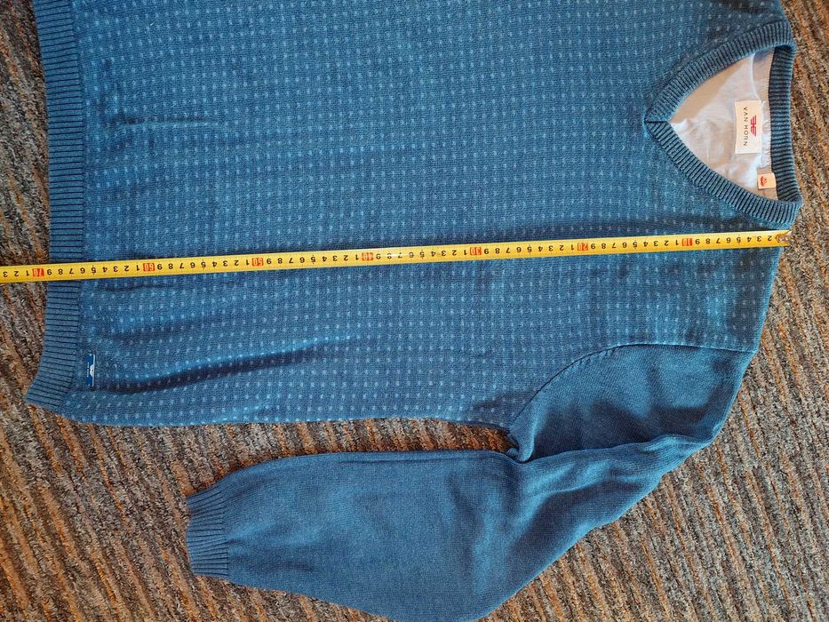 Męski sweter Van Horn r. XL / do lekkiego odkłaczkowania