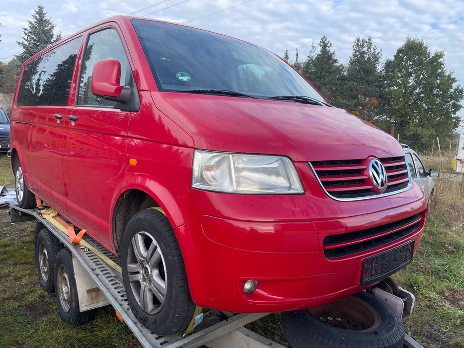 Volkswagen Caravelle 2007r Caravelle Long 8os 2.5d BNZ kamera navi webasto SKRZYNIA SZARPIE