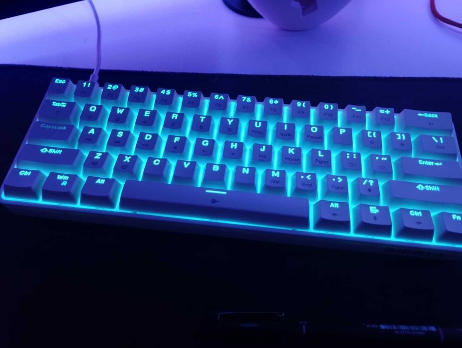 Teclado Mecânico switches red Lubrificado