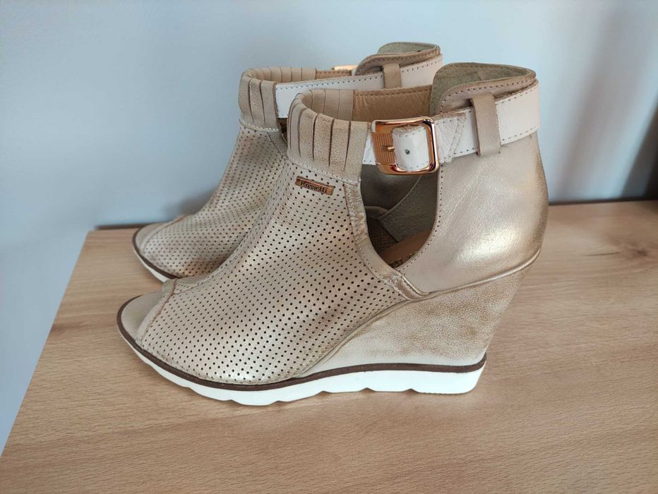 Buty sandały skórzane włoskie Rosetti r.40 skórzane