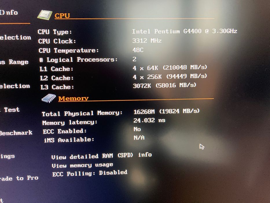 Komputer HP ProDesk 600 G3 SFF G4400 16GB RAM