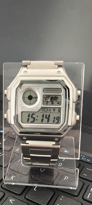 Casio Royal ae1200 mod metal case