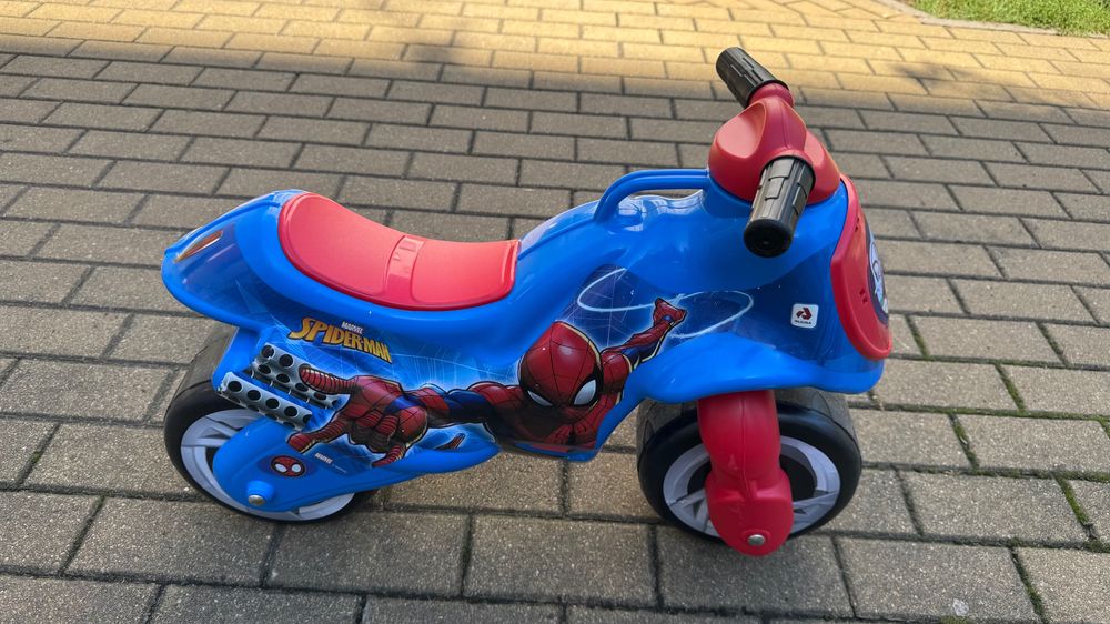 Spiderman Jeździk Motor Odpychacz INJUSA